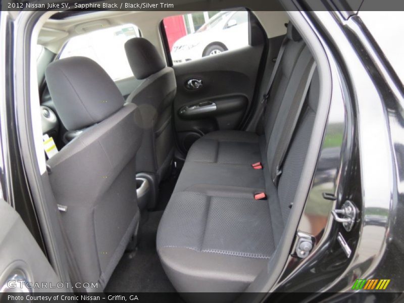  2012 Juke SV Black/Silver Trim Interior