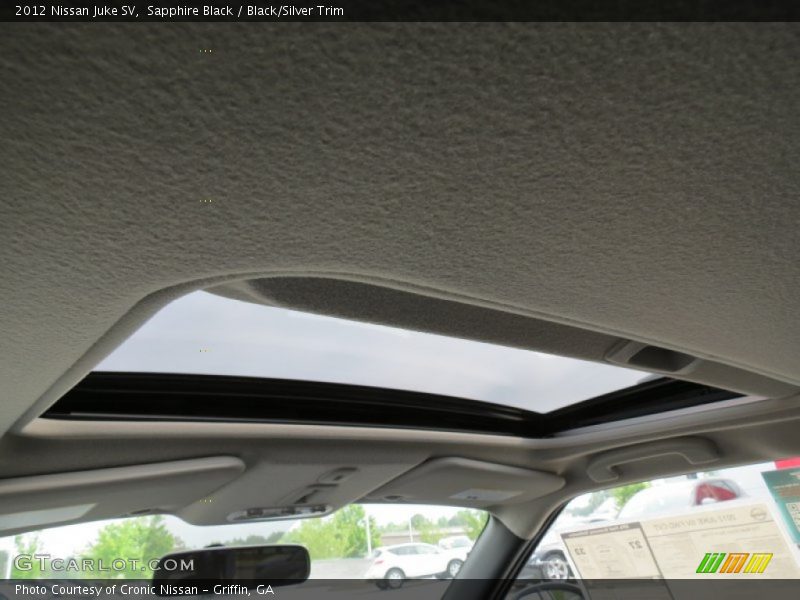 Sapphire Black / Black/Silver Trim 2012 Nissan Juke SV