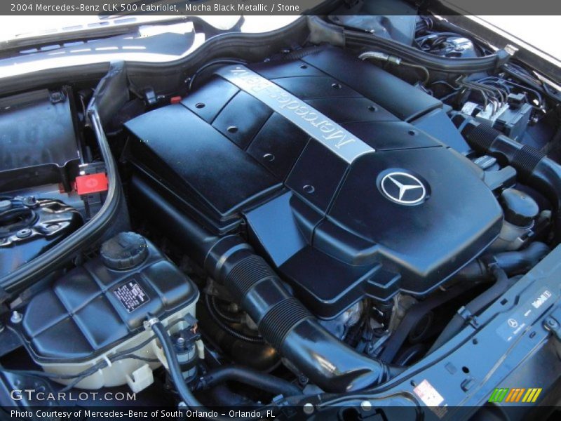  2004 CLK 500 Cabriolet Engine - 5.0 Liter SOHC 24-Valve V8