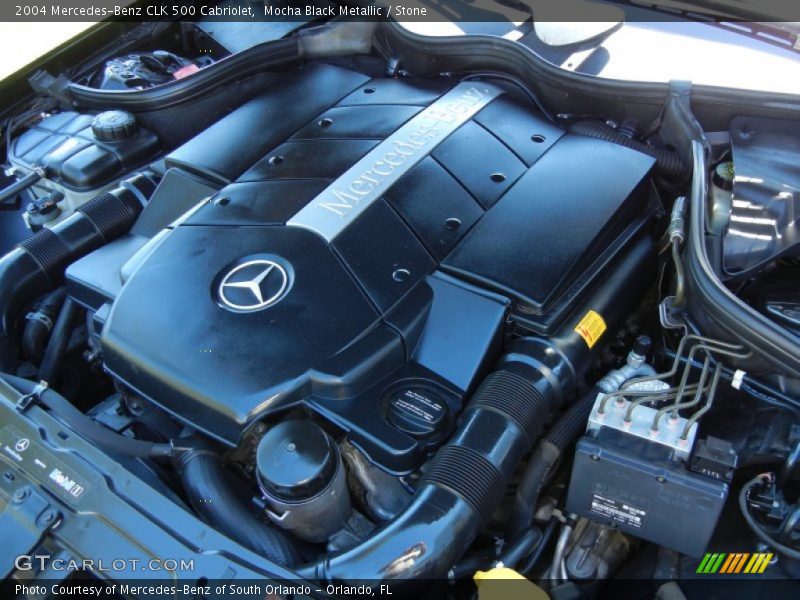  2004 CLK 500 Cabriolet Engine - 5.0 Liter SOHC 24-Valve V8