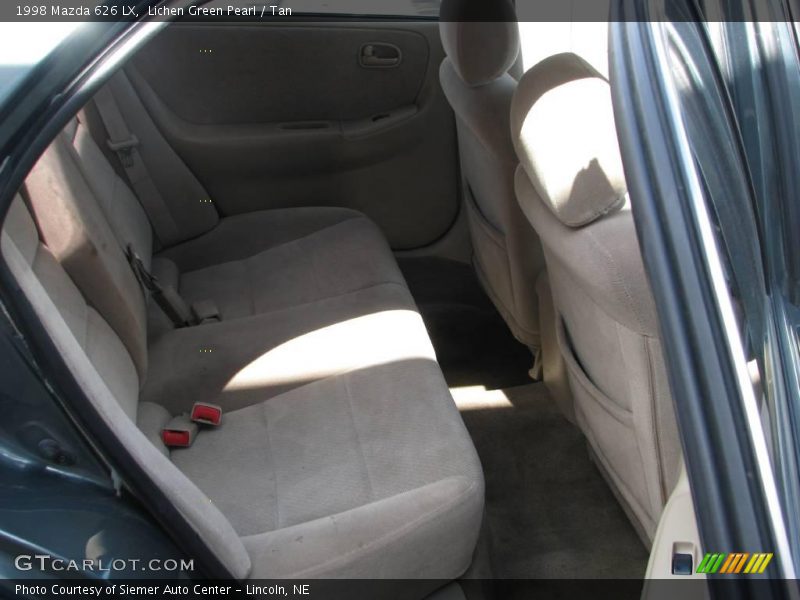 Lichen Green Pearl / Tan 1998 Mazda 626 LX