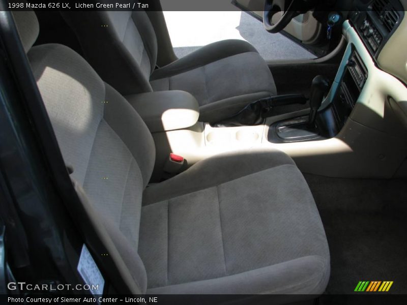 Lichen Green Pearl / Tan 1998 Mazda 626 LX