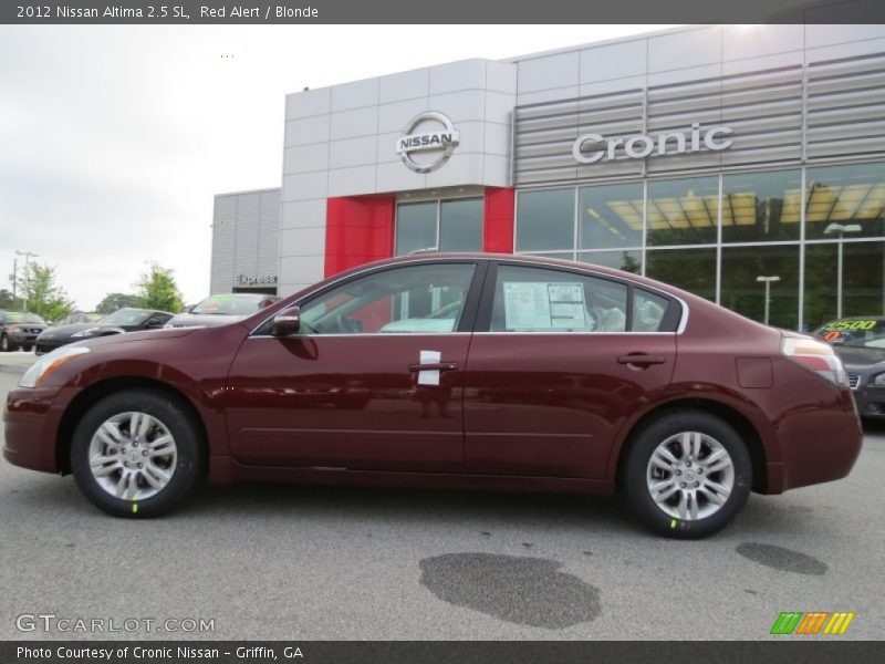 Red Alert / Blonde 2012 Nissan Altima 2.5 SL