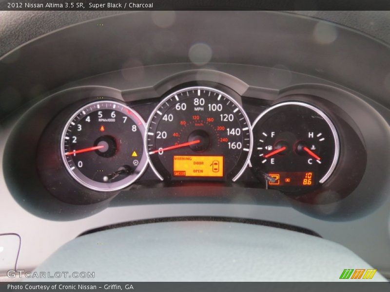 Super Black / Charcoal 2012 Nissan Altima 3.5 SR