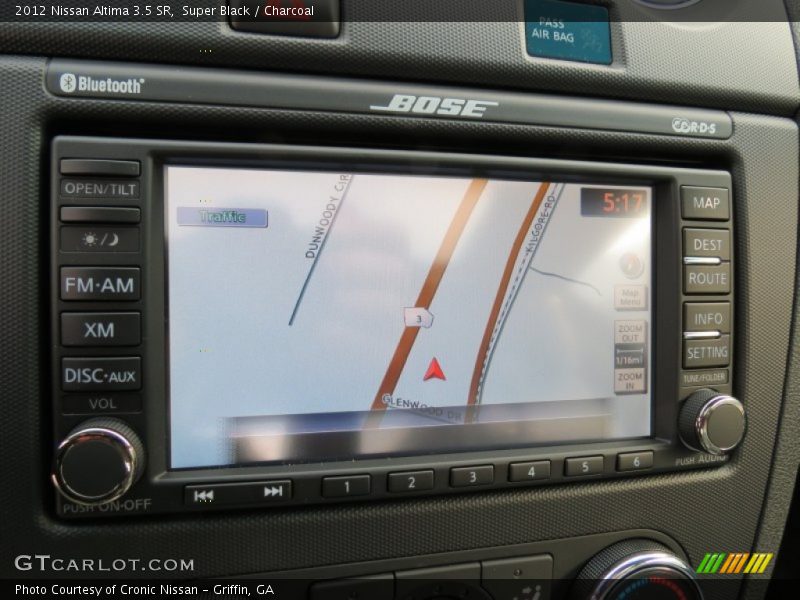 Super Black / Charcoal 2012 Nissan Altima 3.5 SR