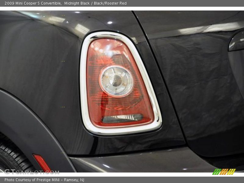 Midnight Black / Black/Rooster Red 2009 Mini Cooper S Convertible
