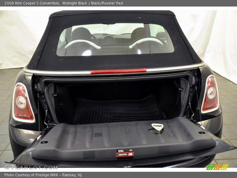 Midnight Black / Black/Rooster Red 2009 Mini Cooper S Convertible