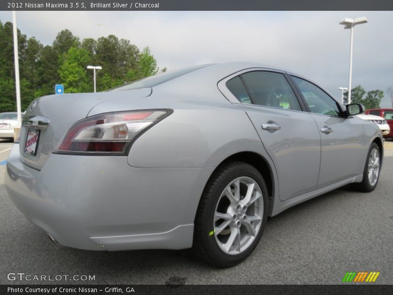 Brilliant Silver / Charcoal 2012 Nissan Maxima 3.5 S