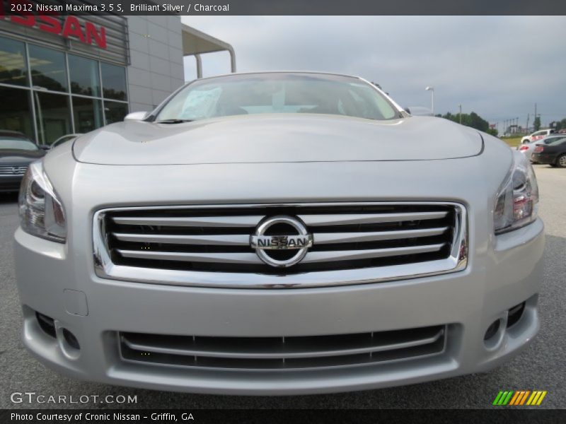 Brilliant Silver / Charcoal 2012 Nissan Maxima 3.5 S