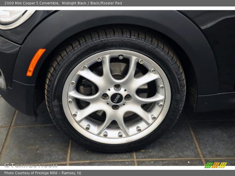 Midnight Black / Black/Rooster Red 2009 Mini Cooper S Convertible
