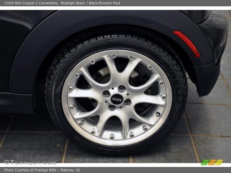 Midnight Black / Black/Rooster Red 2009 Mini Cooper S Convertible
