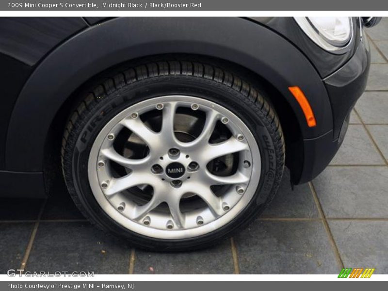 Midnight Black / Black/Rooster Red 2009 Mini Cooper S Convertible