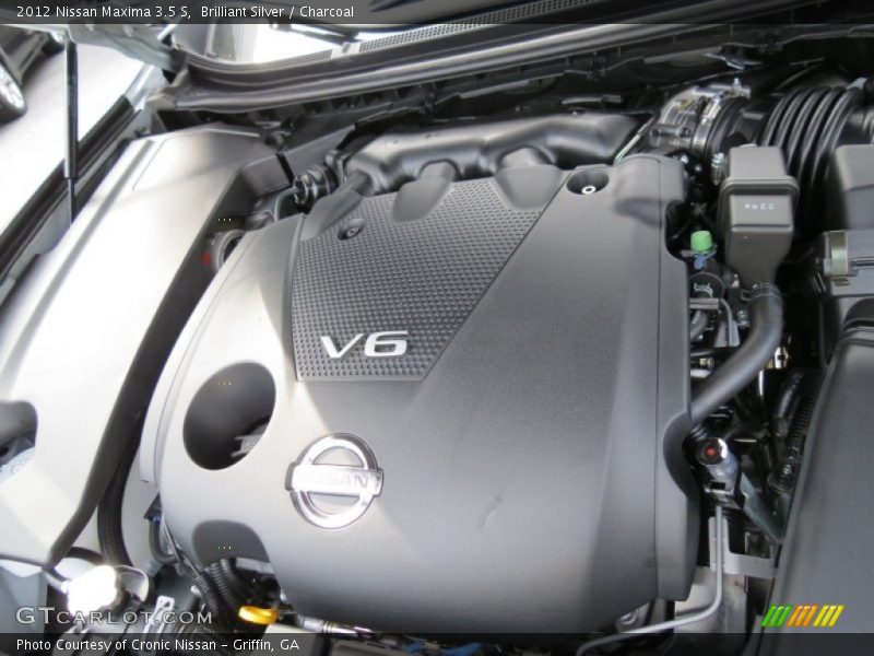 Brilliant Silver / Charcoal 2012 Nissan Maxima 3.5 S