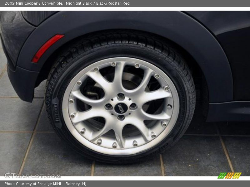 Midnight Black / Black/Rooster Red 2009 Mini Cooper S Convertible