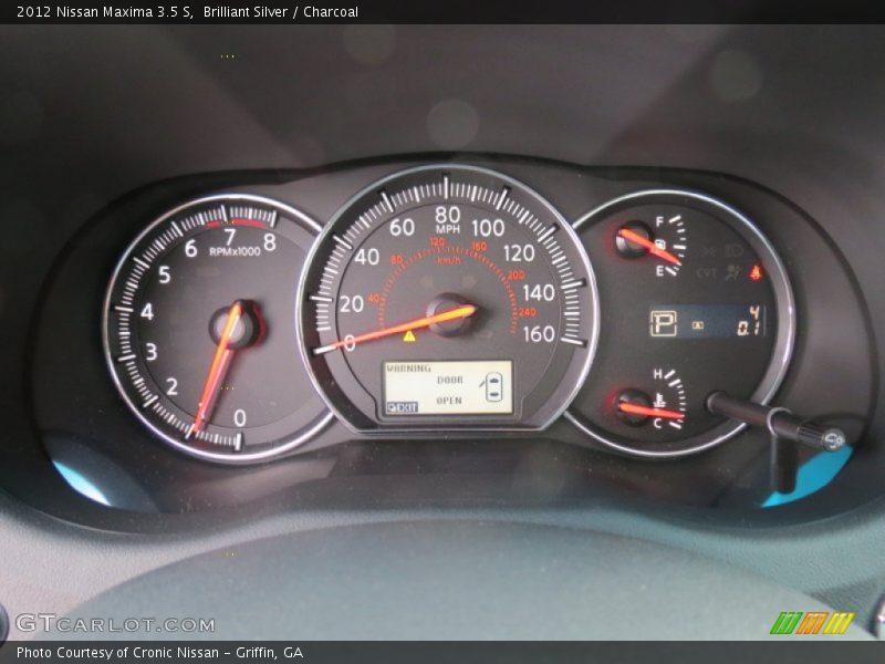 Brilliant Silver / Charcoal 2012 Nissan Maxima 3.5 S