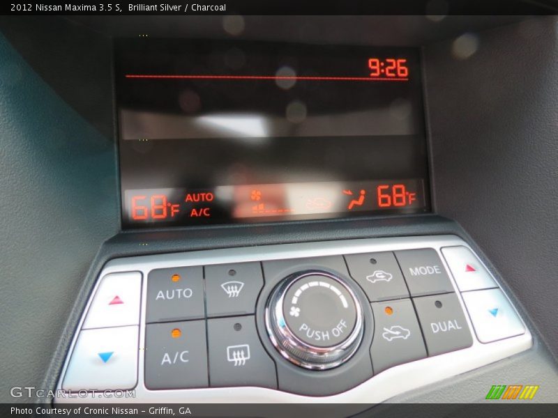 Brilliant Silver / Charcoal 2012 Nissan Maxima 3.5 S