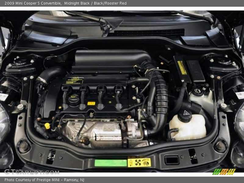  2009 Cooper S Convertible Engine - 1.6 Liter Turbocharged DOHC 16-Valve 4 Cylinder