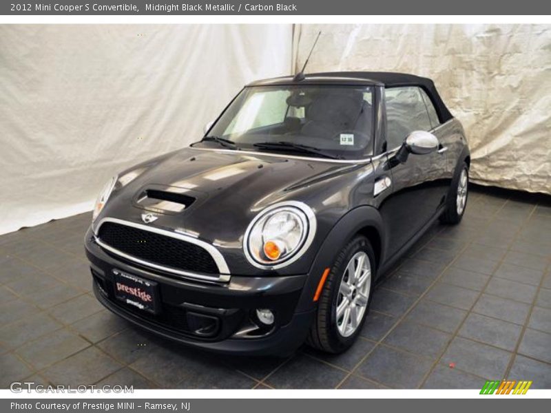 Midnight Black Metallic / Carbon Black 2012 Mini Cooper S Convertible