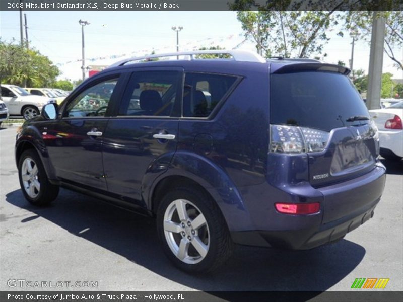 Deep Blue Metallic / Black 2008 Mitsubishi Outlander XLS