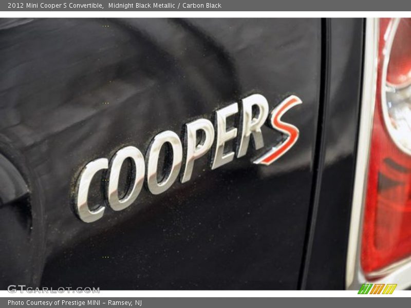 Midnight Black Metallic / Carbon Black 2012 Mini Cooper S Convertible