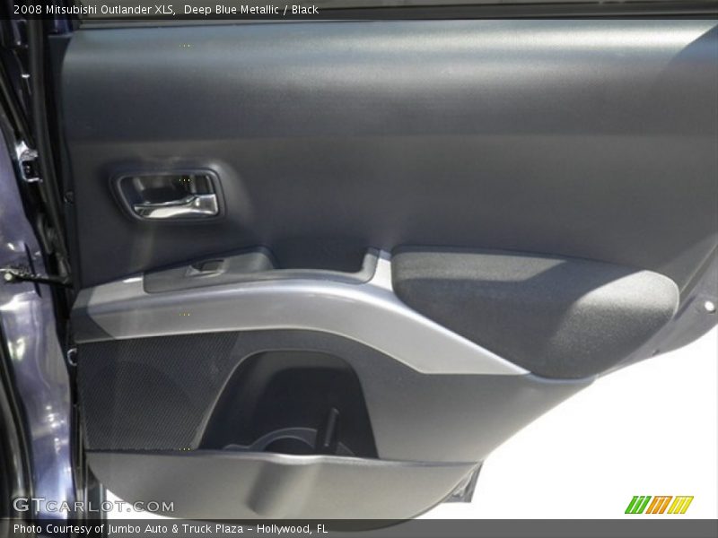 Deep Blue Metallic / Black 2008 Mitsubishi Outlander XLS