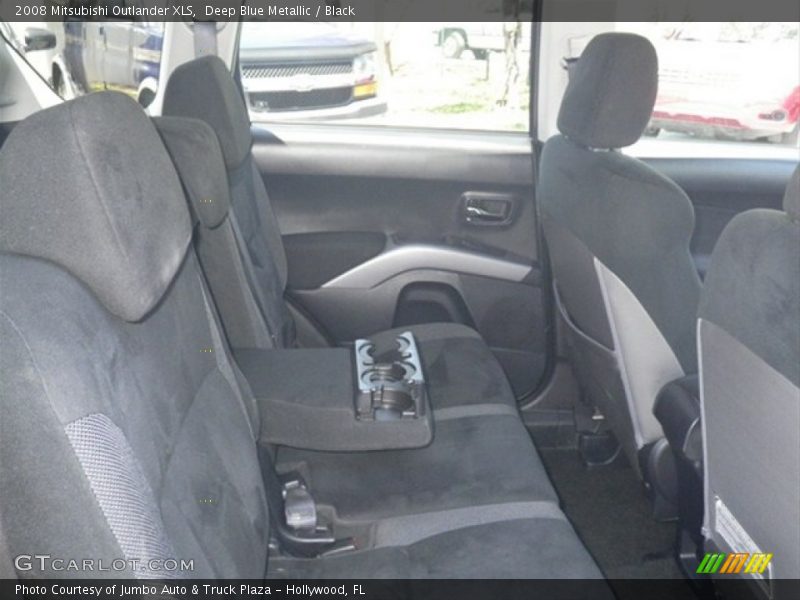 Deep Blue Metallic / Black 2008 Mitsubishi Outlander XLS