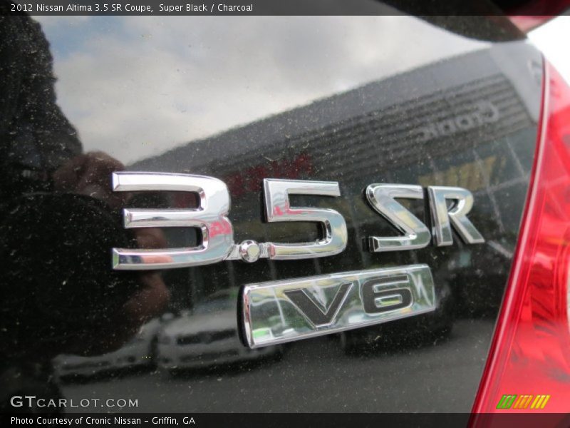 Super Black / Charcoal 2012 Nissan Altima 3.5 SR Coupe