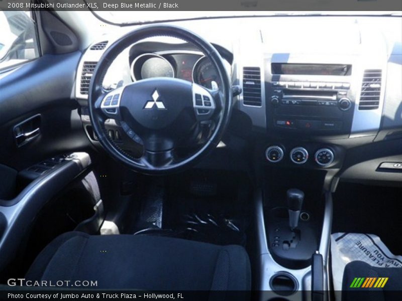 Deep Blue Metallic / Black 2008 Mitsubishi Outlander XLS