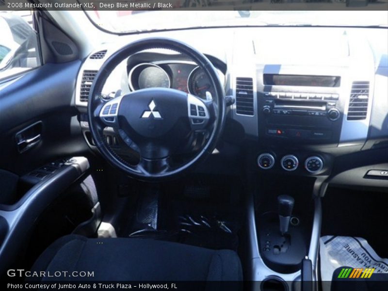 Deep Blue Metallic / Black 2008 Mitsubishi Outlander XLS