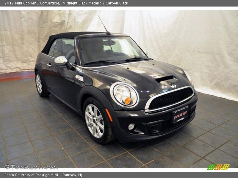 Midnight Black Metallic / Carbon Black 2012 Mini Cooper S Convertible