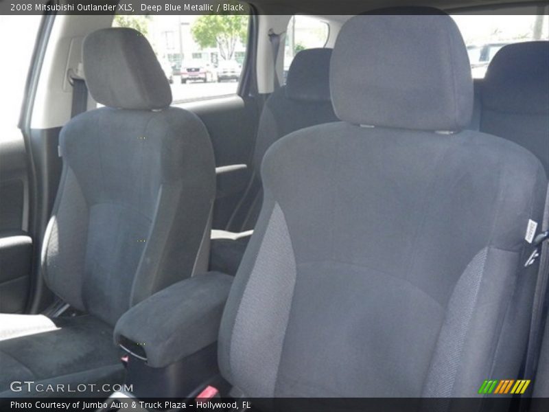 Deep Blue Metallic / Black 2008 Mitsubishi Outlander XLS