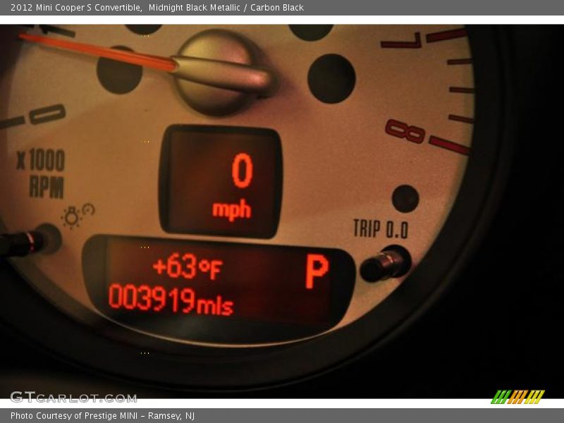 Midnight Black Metallic / Carbon Black 2012 Mini Cooper S Convertible
