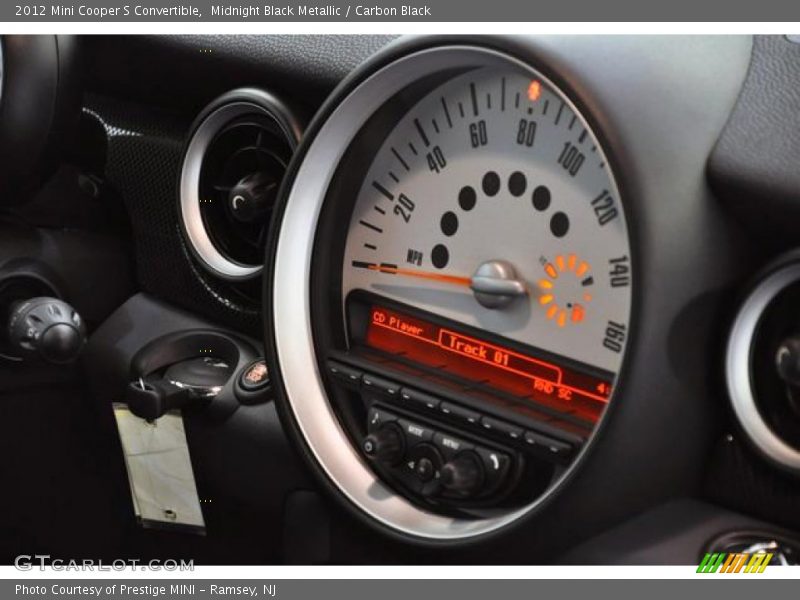 Midnight Black Metallic / Carbon Black 2012 Mini Cooper S Convertible