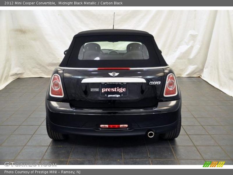 Midnight Black Metallic / Carbon Black 2012 Mini Cooper Convertible