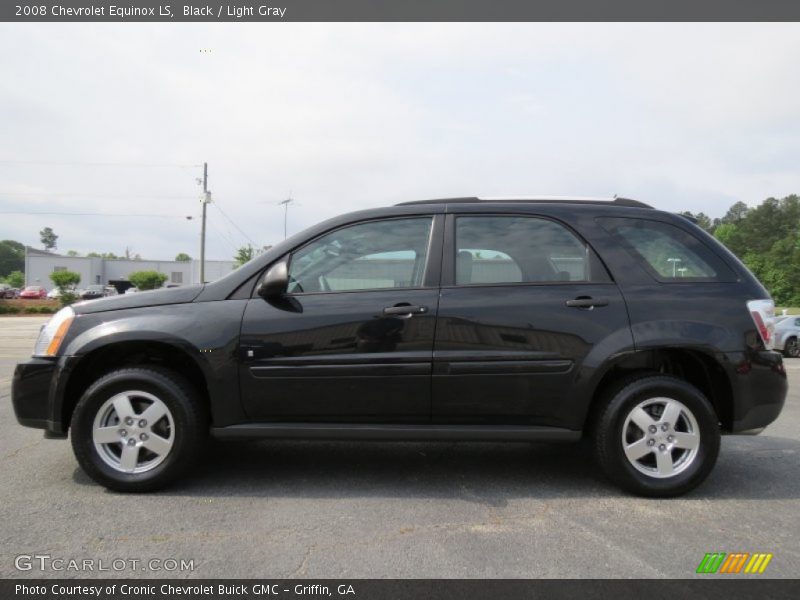 Black / Light Gray 2008 Chevrolet Equinox LS