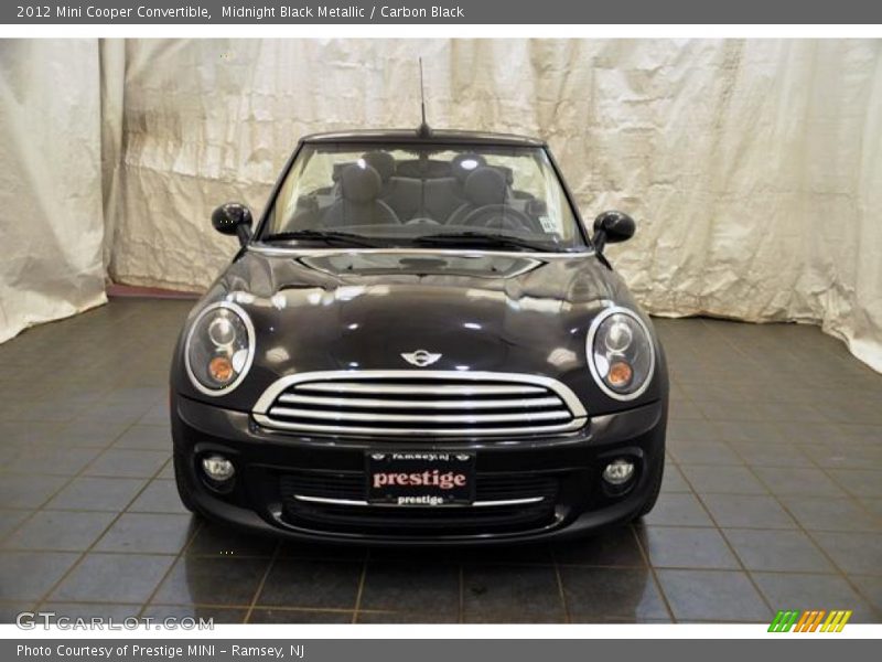 Midnight Black Metallic / Carbon Black 2012 Mini Cooper Convertible