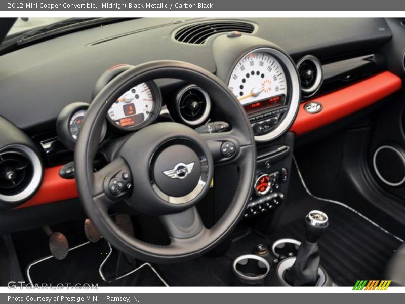 Dashboard of 2012 Cooper Convertible