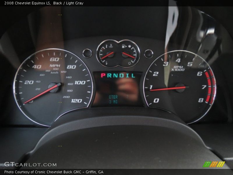 Black / Light Gray 2008 Chevrolet Equinox LS