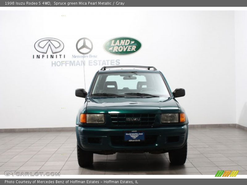 Spruce green Mica Pearl Metallic / Gray 1998 Isuzu Rodeo S 4WD