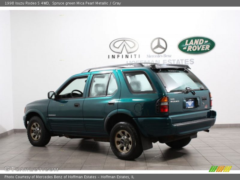 Spruce green Mica Pearl Metallic / Gray 1998 Isuzu Rodeo S 4WD