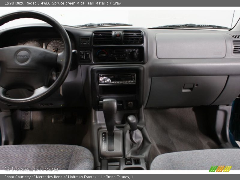 Spruce green Mica Pearl Metallic / Gray 1998 Isuzu Rodeo S 4WD