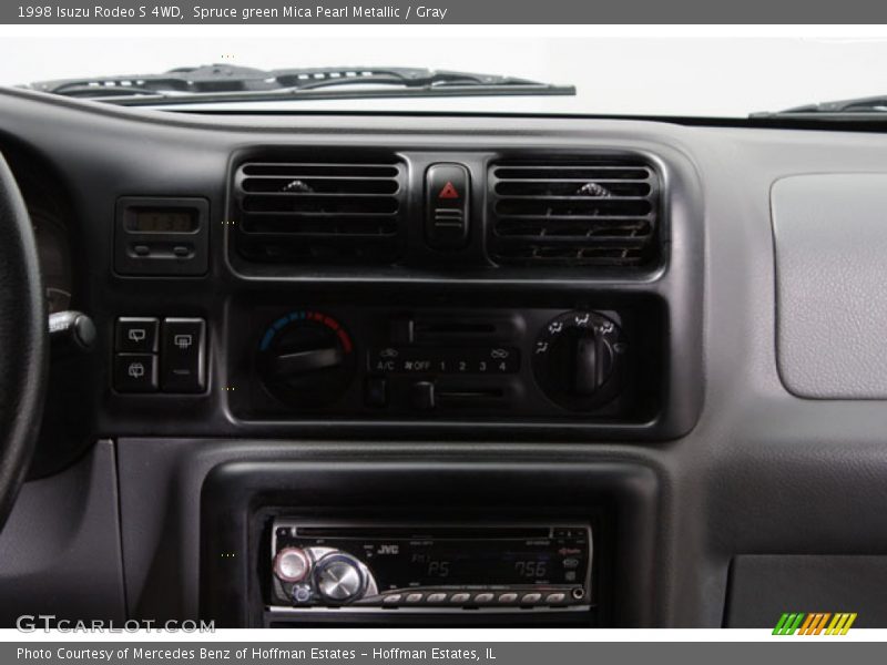 Spruce green Mica Pearl Metallic / Gray 1998 Isuzu Rodeo S 4WD