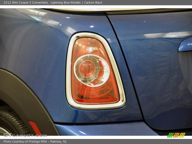 Lightning Blue Metallic / Carbon Black 2012 Mini Cooper S Convertible