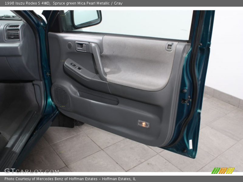 Spruce green Mica Pearl Metallic / Gray 1998 Isuzu Rodeo S 4WD