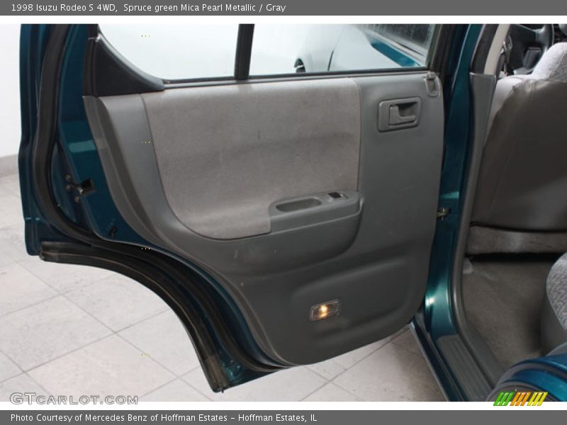 Spruce green Mica Pearl Metallic / Gray 1998 Isuzu Rodeo S 4WD