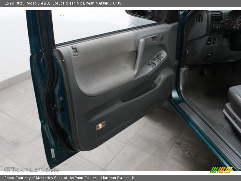 Spruce green Mica Pearl Metallic / Gray 1998 Isuzu Rodeo S 4WD