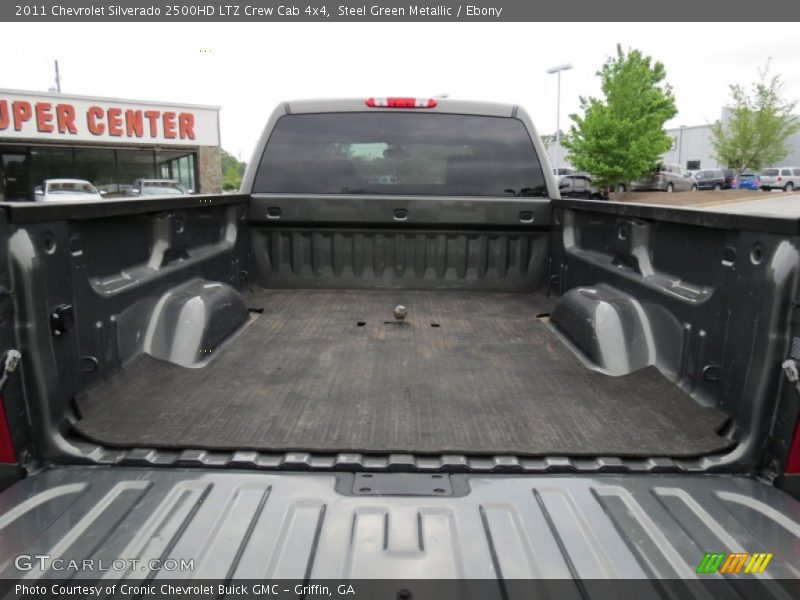 Steel Green Metallic / Ebony 2011 Chevrolet Silverado 2500HD LTZ Crew Cab 4x4