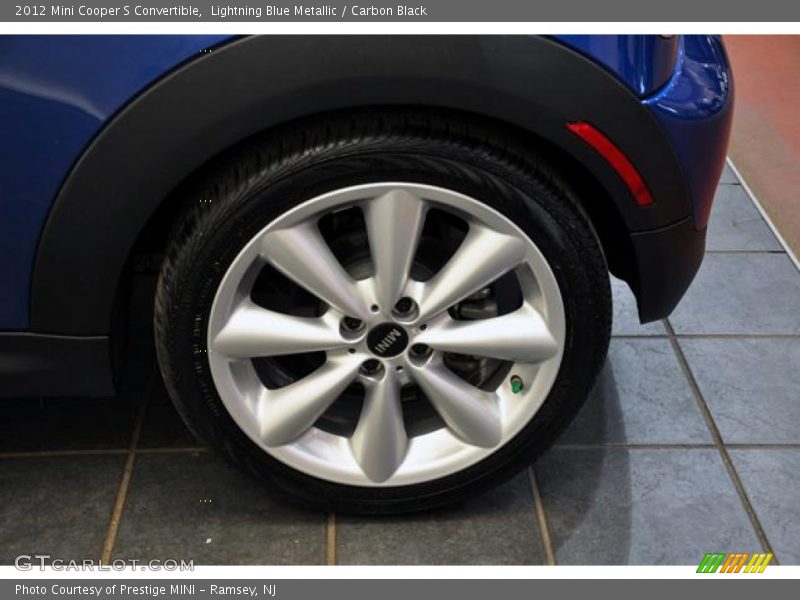 Lightning Blue Metallic / Carbon Black 2012 Mini Cooper S Convertible