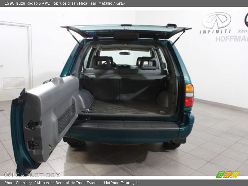 Spruce green Mica Pearl Metallic / Gray 1998 Isuzu Rodeo S 4WD