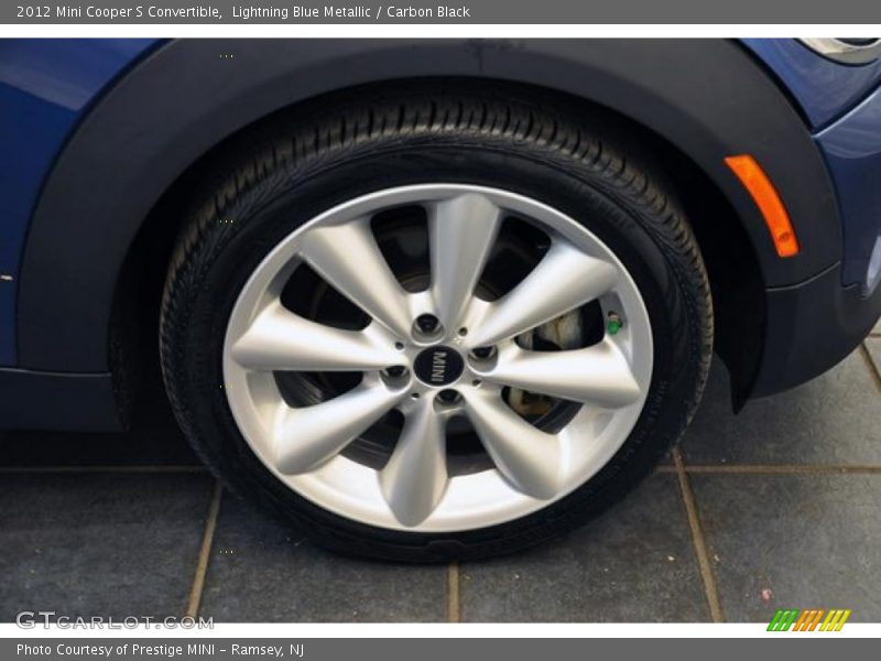 Lightning Blue Metallic / Carbon Black 2012 Mini Cooper S Convertible